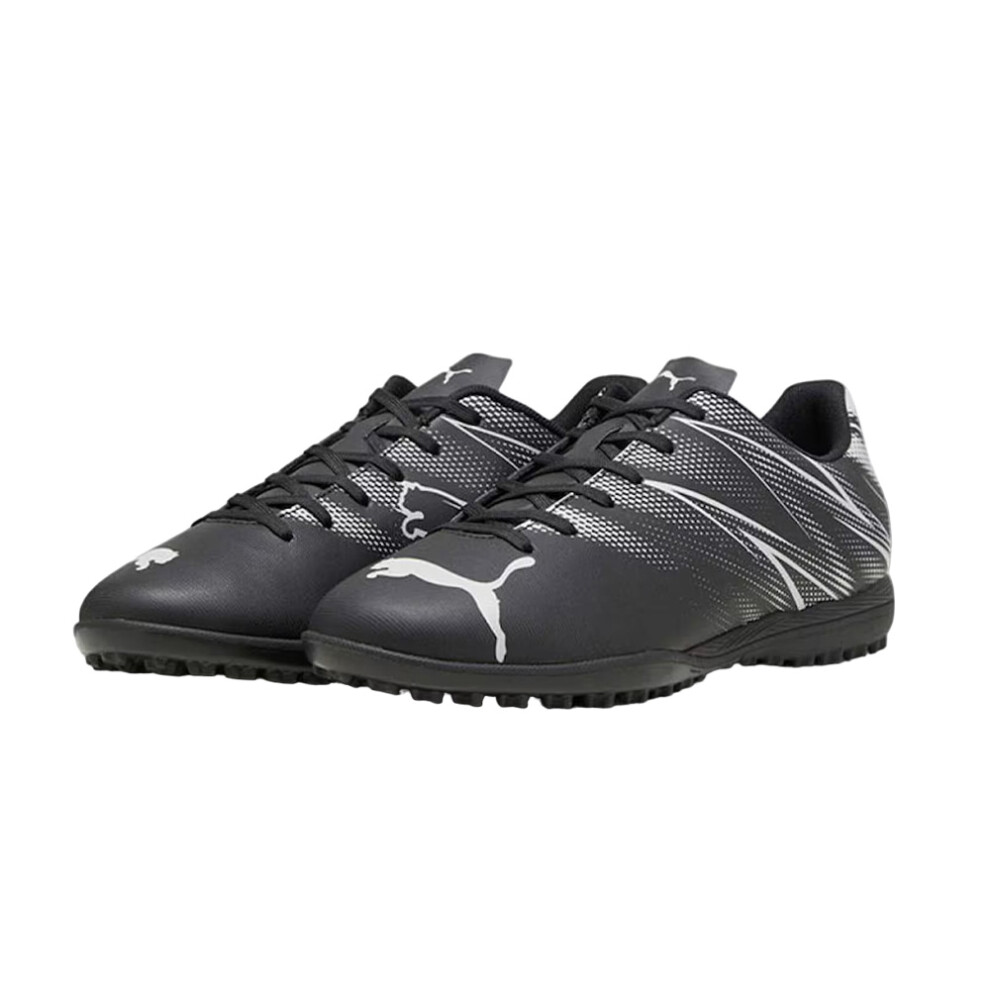 (6 UK, Black/Silver) Puma Mens Attacanto Turf Training Football Boots