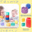 Rainbow Jenga Baby Stacking Blocks and squeeze balls 10 in 1 6