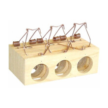Wooden Mousetrap 3 Holes mice trap 28 mm