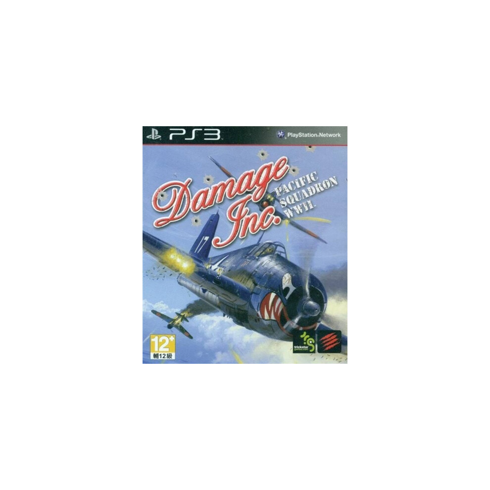 Damage Inc. Pacific Squadron Wwii (No Flight Stick) Used Playstation 3 Game 728658032036
