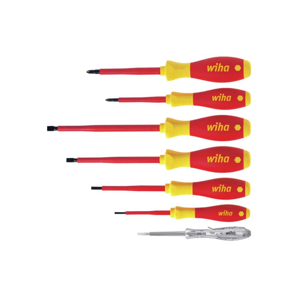 SoftFinish Electric SL/PH Screwdriver Set, 7 Piece