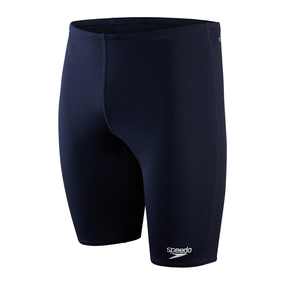 (38R, Navy) Speedo Mens Jammer 2024 Eco Endurance+ Swim Shorts