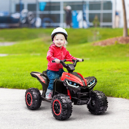 Red 12V Kids ATV Quad Car with Forward Backward Function Four Wheeler for Kids with Wear Resistant Wheels Music Electric Ride on ATV for Toddlers on OnBuy