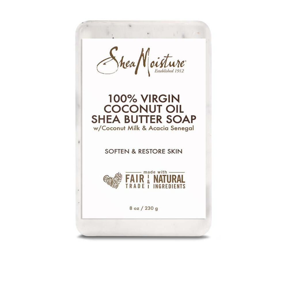 100% Virgin Coconut Oil Daily Hydration Bar Soap |hydration| oily skin routine | coconut oil | shea moisture 100% virgin coconut oil
