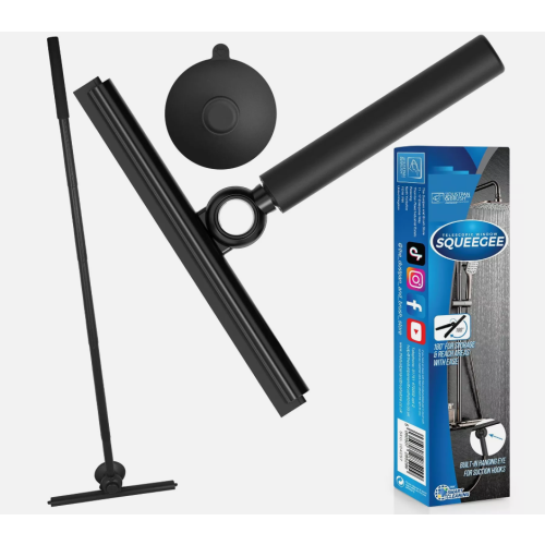 Telescopic Window Squeegee Cleaning Pole Extendable Cleaner Glass