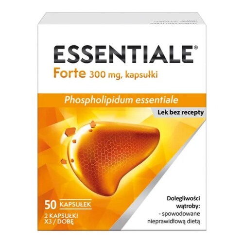 ESSENTIALE FORTE 300mg 50 CAPS Sanofi LIVER SUPPORT Protection