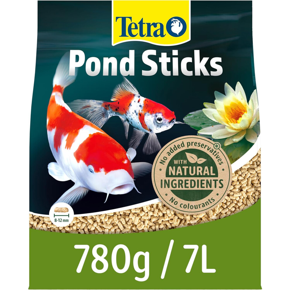 Tetra Pond Fish Food Sticks 780g - biologically balanced for pond fish