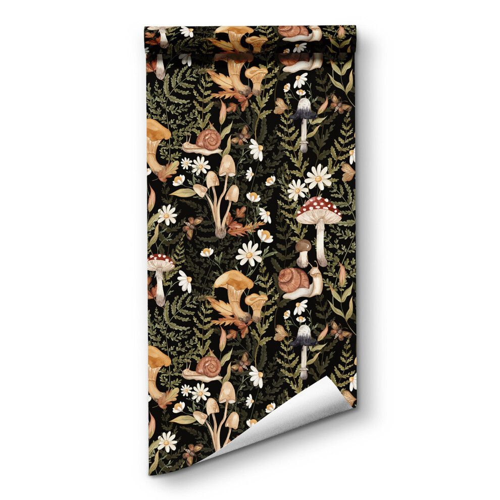 (Rw493) Peel And Stick Removable Wallpaper Botanical Print, Self-Adhesive Floral And Leaf Wall Murals, Use As Wall Paper, Contact Paper Or Shelf Paper 6915070011235