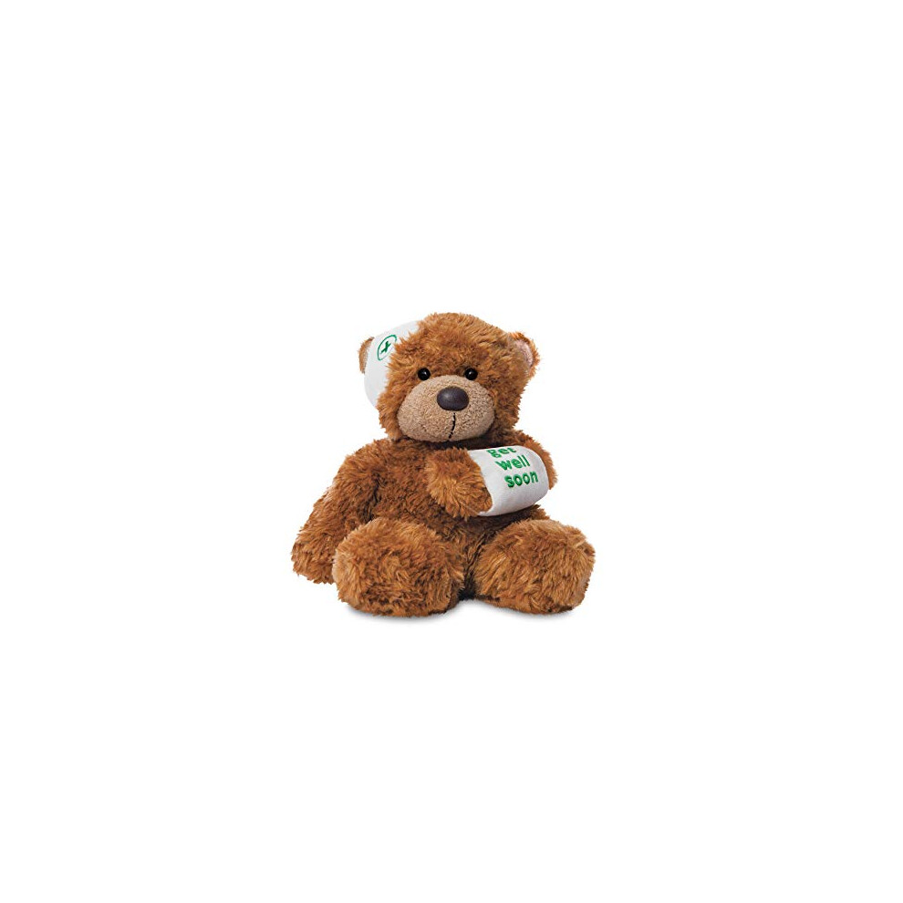 AURORA, 60384, Bonnie Get Well soon Bear, 9In, Soft Toy, Brown