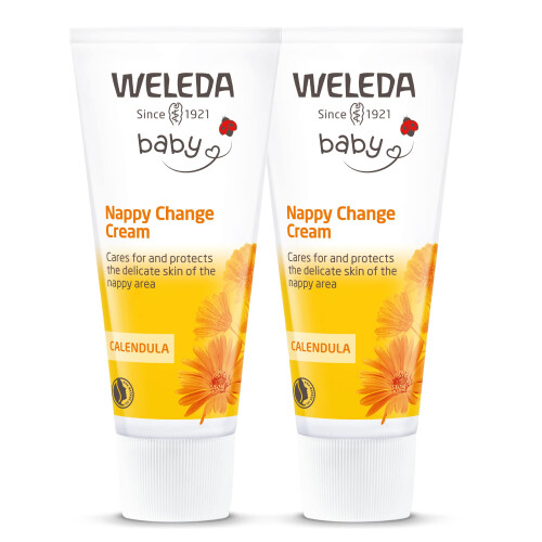 Weleda Calendula Nappy Change Cream 75ml Twin Pack