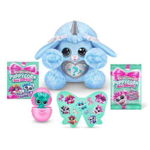 Rainbocorns Pocket Puppycorns, Surprise Collectible, miniatuurfiguur, schattig puppy speelgoed (3 stuks), verzamelstuk, verrassingsspeelgoed, puppy, kleur, klein, 9284