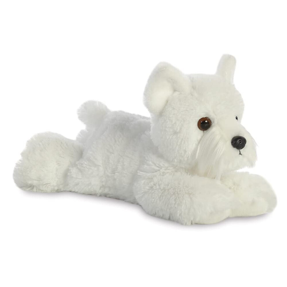 Aurora World Mini Flopsies Westie Dog 8In 31768 White