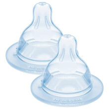 MAM Acessórios para Mamadeiras Recém-nascidos Tetina de Silicone Fluxo 0 Extra Lento 2 unidades