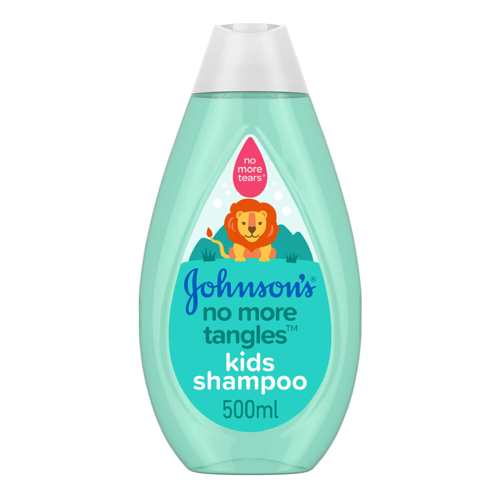 Johnson'S No More Tangles Kids Shampoo, Leaves Hair Soft, Smooth And Easy To Comb, 500 ml (Pack Of 1)