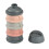 BEABA Boîte doseuse BEABA - 4 compartiments - mineral grey/pink 2
