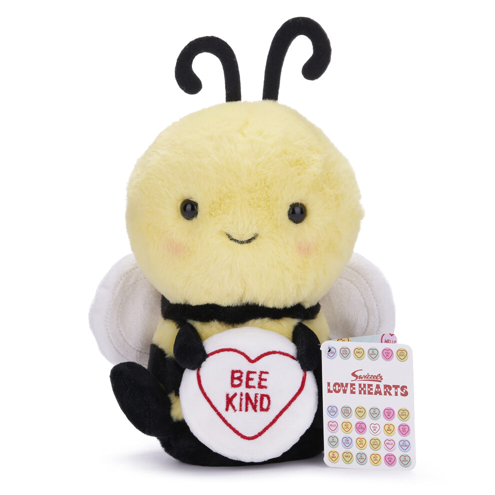 Swizzles Loves Hearts Betsy the Bumble Bee 'Bee Kind' Plush Soft Toy 20CM