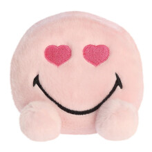 Aurora, 44303, SMILEYWORLD Official Merchandise, Heart Eyes, 5In, Soft Toy, Pink - Plush Soft Toy