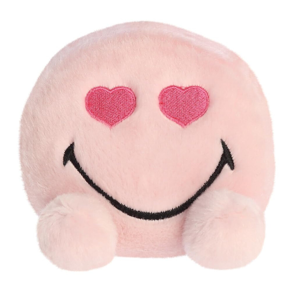 Aurora World Aurora, 44303, Smileyworld Official Merchandise, Heart Eyes, 5In, Soft Toy, Pink