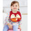 Skip Hop Zoo Fold and Go Silicone Bib Fox, Red 3