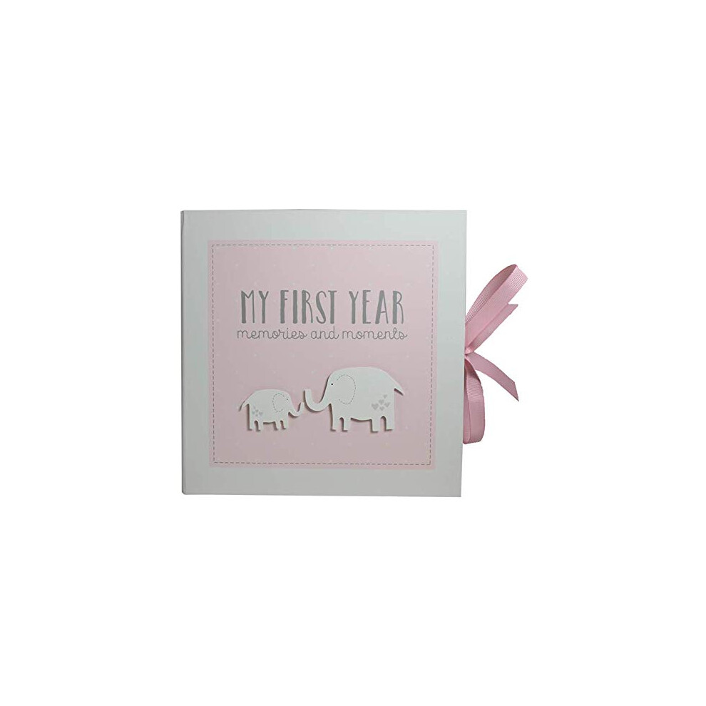 My First Year Record Book Petit Cheri Collection Gift - Baby Girl 5338 Pink Widdle Celebrations