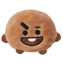 Aurora, 61509, BT21 SHOOKY Palm Pal, 5In, Eco-friendly soft toy, Brown, Small - Plush Soft Toy