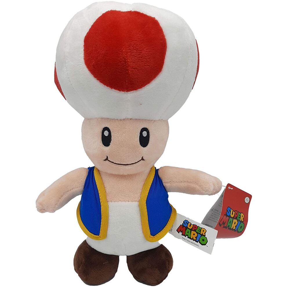 Super Mario-Kong-Luigi-Toad-Yoshi,Plush,Soft Toys,5 Characters Available! (Toad :32cm)