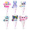 Coco Surprise Rainbow Serie 1 Cone Plush (3 PCS) Cassetta Postale 1