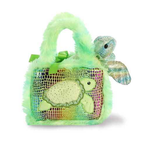 Aurora World Fancy Pal Turtle 8In 32827 Green - Plush Soft Toy
