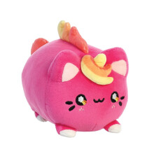 Aurora, 14288, Tasty Peach Berry Sunset Meowchi, 7In, Eco-friendly soft toy, Pink - Plush Soft Toy