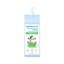 MAMAEARTH Shampoo Milky Soft per Bambini | Detersione Gentile con Latte d'Avena e Calendula | Nutriente per Capelli e Cuoio Capelluto