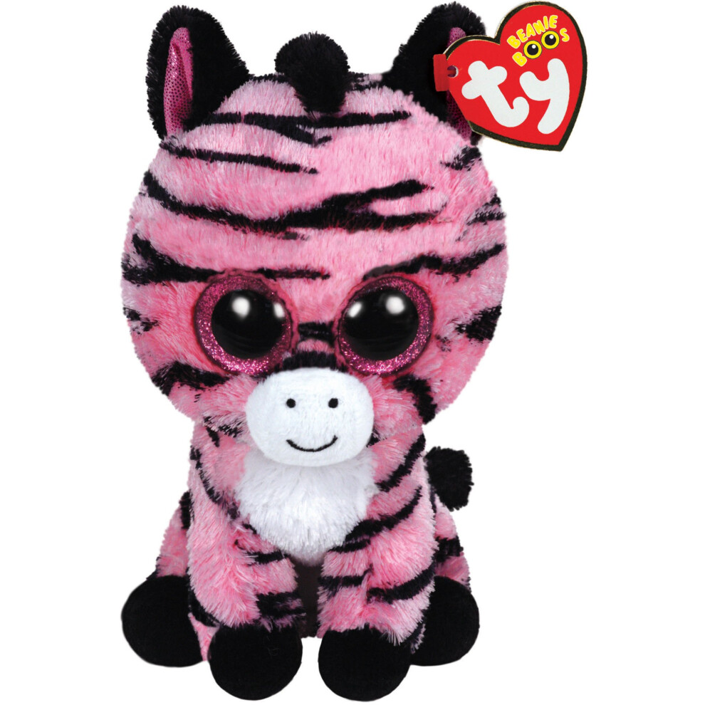 Beanie Boo Plush - Zoey the Zebra 15cm (Color may vary)