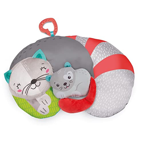 Clementoni 17278 Kitty-Cat Tummy Pillow, Multi-Colour 2