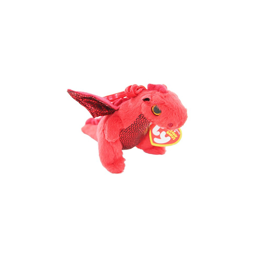 36627 Y DDRAIG Goch-Key Clip, Multicolored