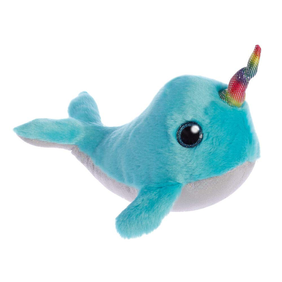 Aurora, 61022, Sparkle Tales, Coral Narwhal, 7In, Soft Toy, Blue