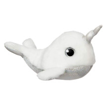 Aurora, 61054, Sparkle Tales, Pearl Narwhal, 7In, Soft Toy, White - Plush Soft Toy