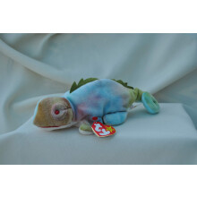 Beanie Baby - Iggy the Iguana [Pastel no Tongue] by Ty Warner Disney