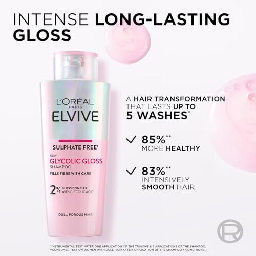 L’Oréal Paris L'Oréal Paris Elvive Glycolic Gloss Shampoo 200ml 2