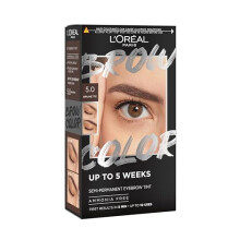 L'Oréal Paris, Semi-Permanent Eyebrow Tint, Lasts up to 5 Weeks, Visible Results in 5 Minutes, Up to 10 Uses, Ammonia Free, Brow colour, Shade: 5.0