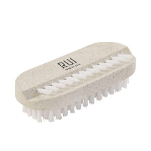 CarbonConscious Nail Cleaning Brush with 2-Sided Bristles for Manicure and Pedicure Grooming | Made with Wheat Straw Bioplastic
