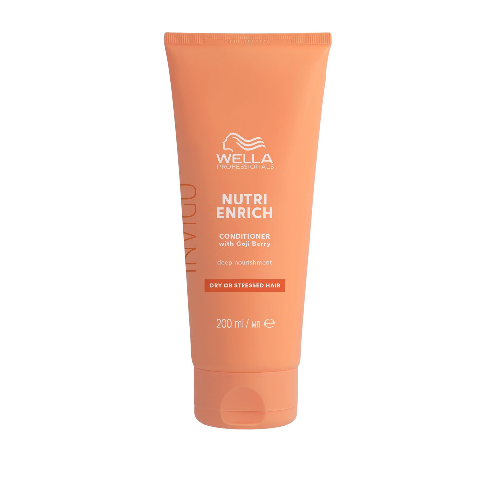 Wella Invigo Nutri Enrich Deep Nourishing Conditioner - Instant Deep Nourishment Anti-Frizz Conditioner With Vitamin E & Goji Berry - Restore Dry & Damaged