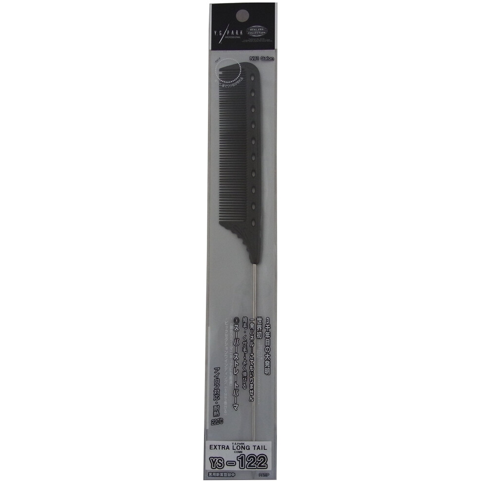 Artero Ys Park Prohairtools By Y.s.par Extra Long Tail Comb 122 In Carbon