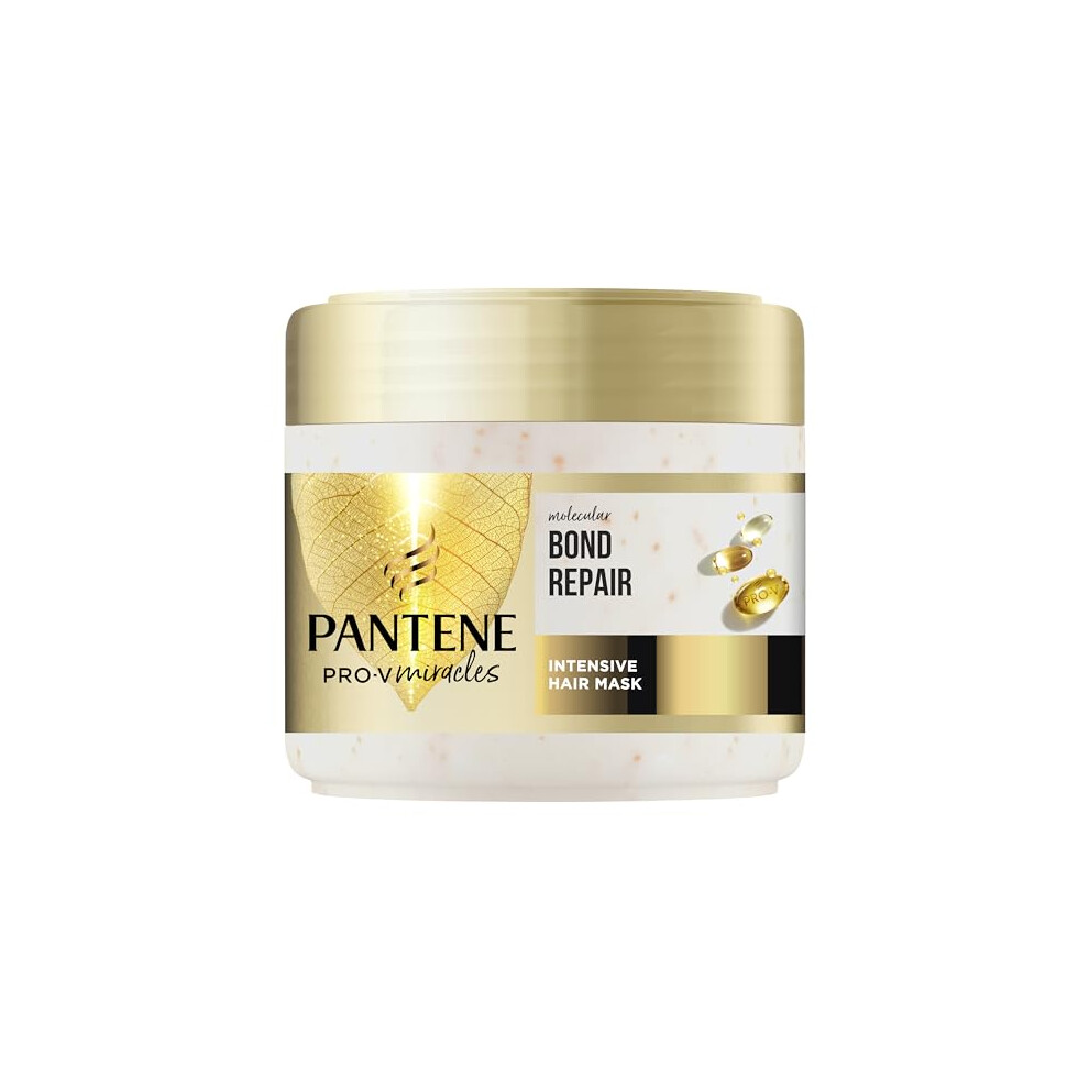 Molecular Bond Repair Intensive Hair Mask with Biotin 300ml. Pro-V Concentrated Formula for Extremely Dry Damaged Hair. Leaves Hair Visibly Healthier,