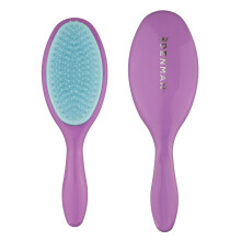 Wet Detangler Shower Hairbrush for Detangling All Hair Types for Women, Kids and Men - Wet Hairbrush for Everyone – (Purple) D95