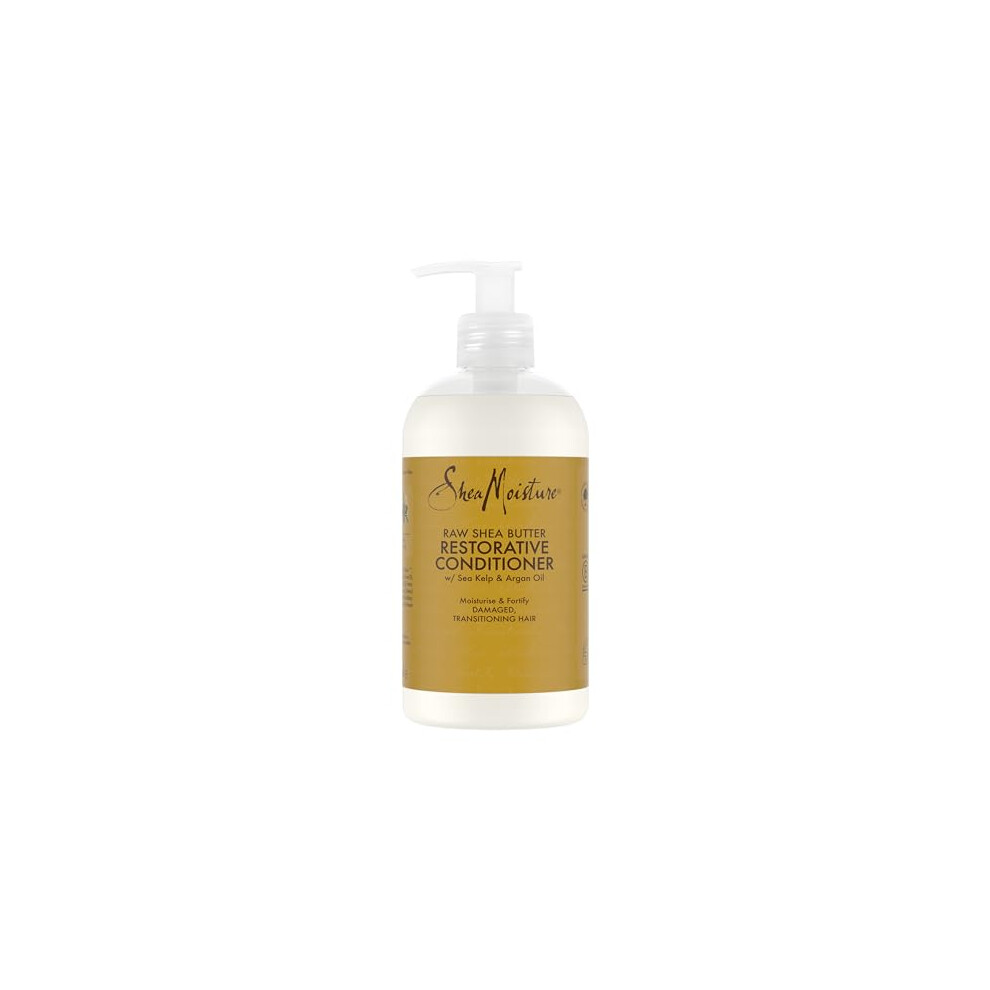 Shea Moisture Raw Shea Butter Restorative Conditioner No Silicones Or Sulphates For Transitioning, Damaged Hair 384 Ml