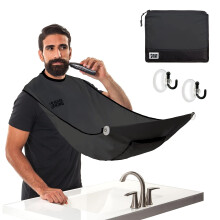 Beard King Bartschürze für Männer - das Original Cape von Shark Tank, Bart- und Haarschneider