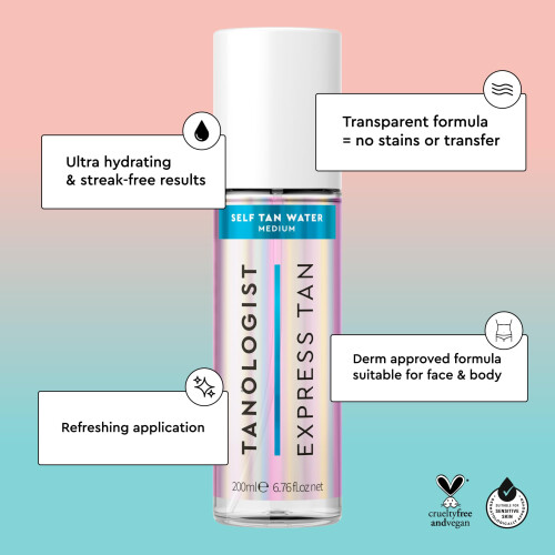 Medium Self-Tan Water 200 ml 2
