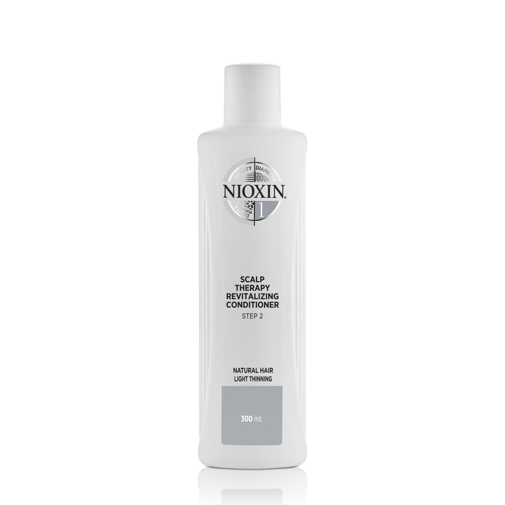 3-Part System, System 1 Natural Hair with Light Thinning, Hair Thickening Treatment, Scalp Th