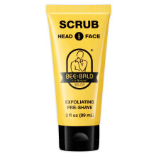 Bee Bald, Peeling für Kopf & Gesicht, Rasurvorbereitung, 3 fl oz (89 ml)