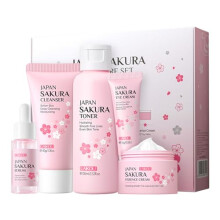 Skincare Set Skin Care for Teenage Girls Gift Set Facial Care Sets&Kits with Cleanser Toner Serum Eye Essence Serum Skin Essentials Travel Kit for