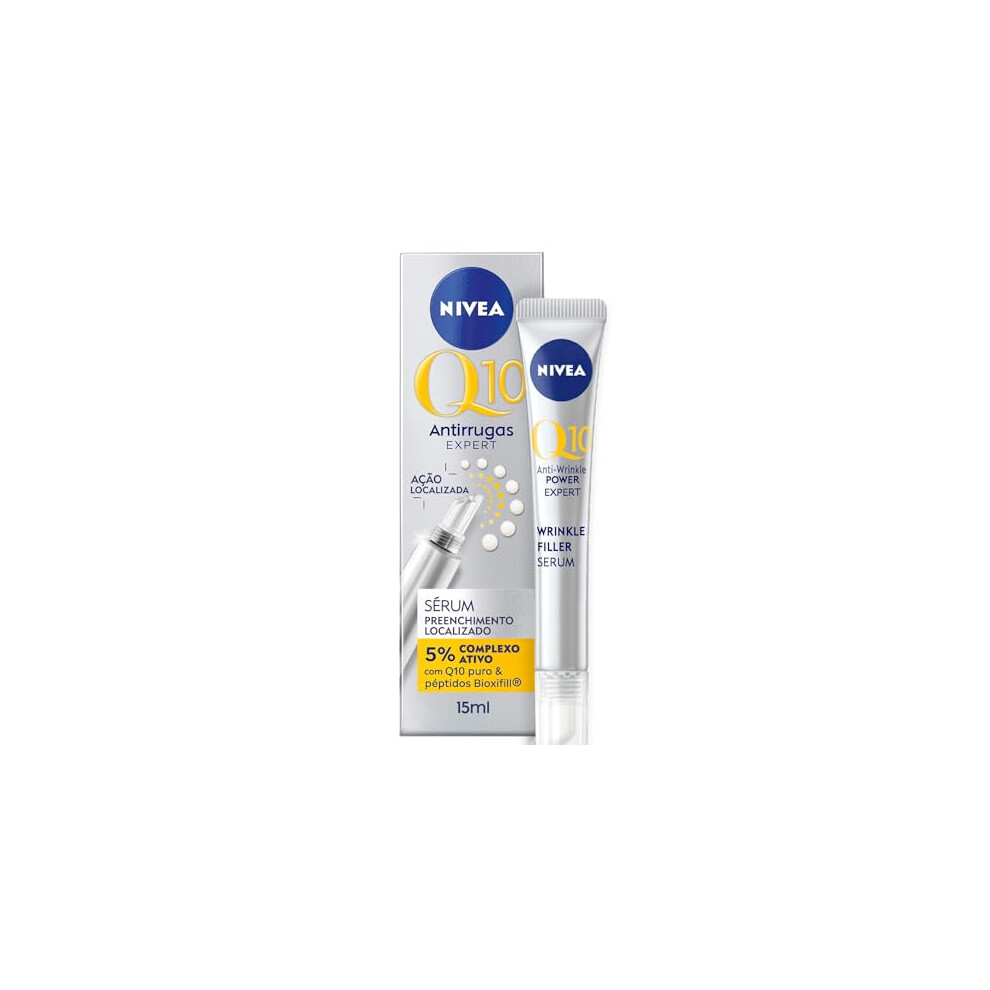 Nivea Q10 Expert Anti-Wrinkle Serum Treatment Concentrate (15 Ml), Firming Serum Visibly Reduces Wrinkles And Fine Lines, Filler Serum